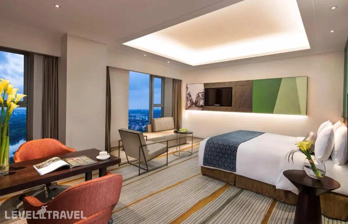 фотографии номера Улучшенный люкс отеля Radisson Blu Shanghai Pudong Jinqiao в Китай(Шанхай) - фото №2