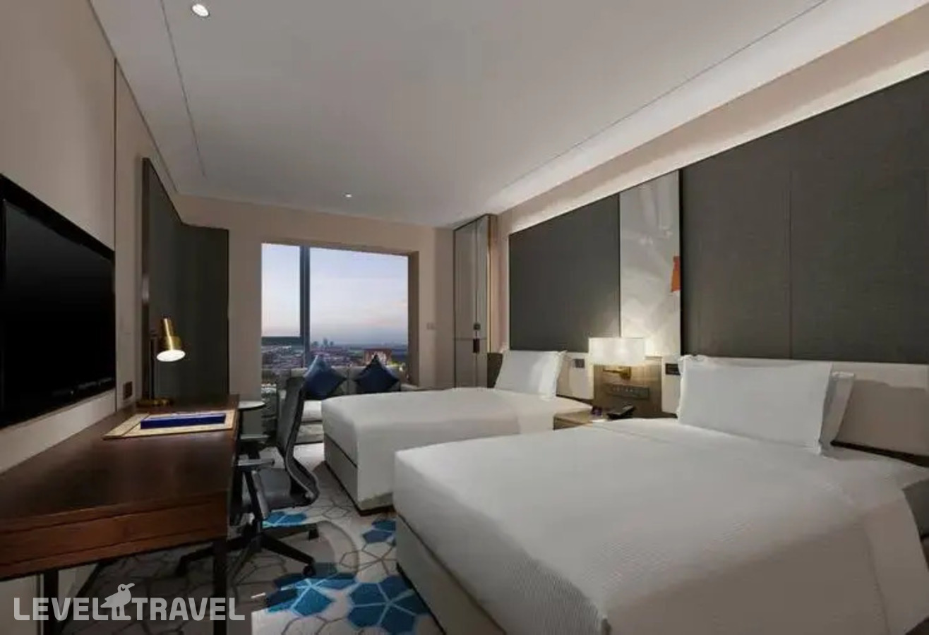фотографии номера Представительский (две односпальные кровати) отеля Doubletree By Hilton Baoding в Китай(Баодин) - фото №1
