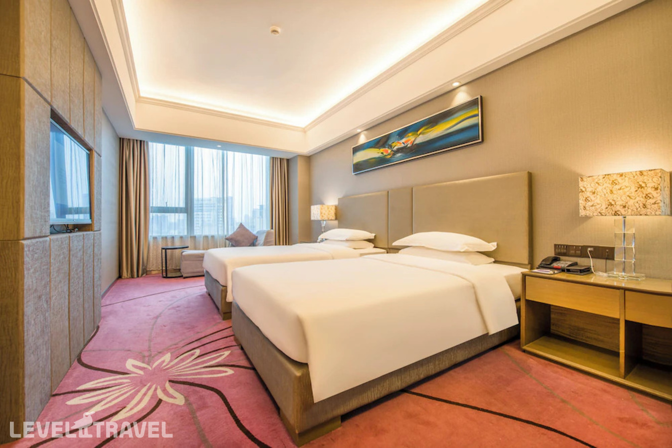 фотографии номера Представительский (две односпальные кровати) отеля La Perle International Hotel в Китай(Гуанчжоу) - фото №1