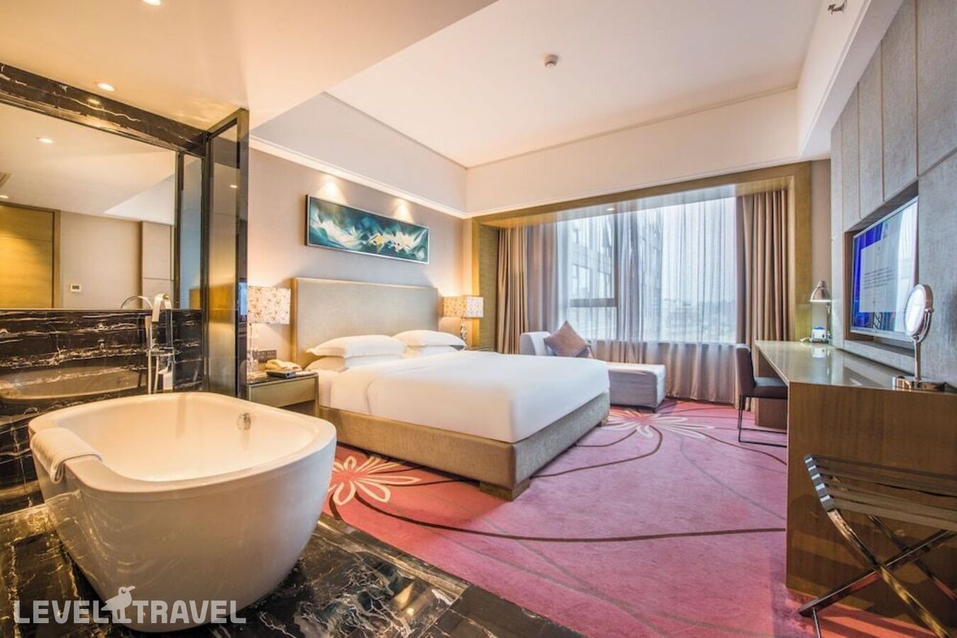 фотографии номера Люкс Бизнес отеля La Perle International Hotel в Китай(Гуанчжоу) - фото №1