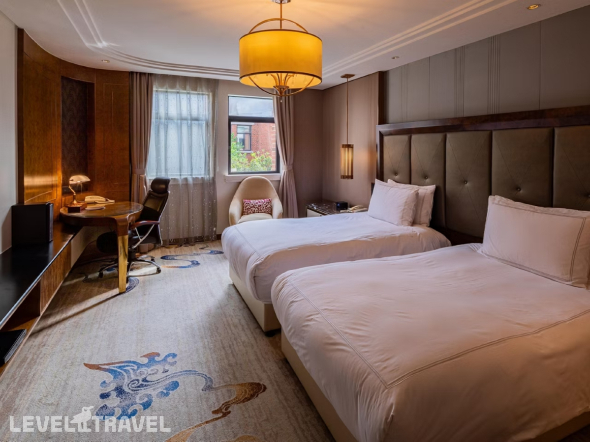 фотографии номера Классический Art Deco Residence (две односпальные кровати) отеля Intercontinental Shanghai Ruijin, An Ihg Hotel в Китай(Шанхай) - фото №1