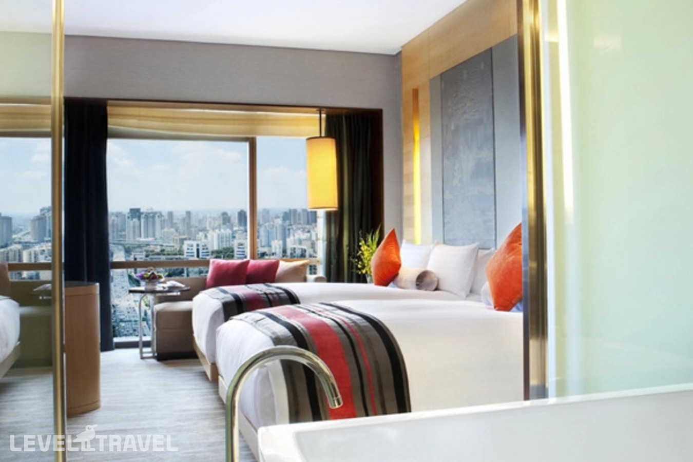 фотографии номера Студия (две односпальные кровати) отеля The Longemont Hotel Shanghai в Китай(Шанхай) - фото №1