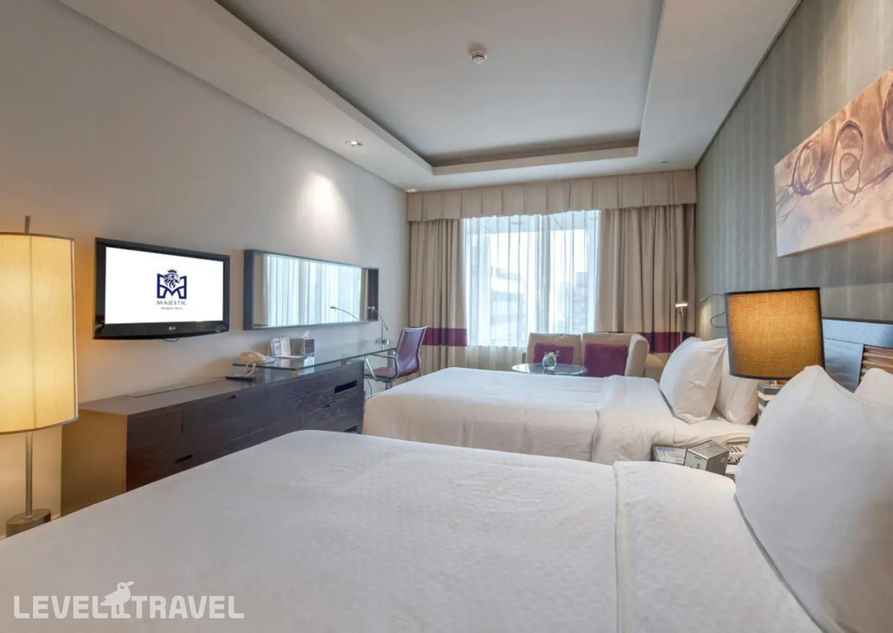 фотографии номера Премьер (две односпальные кровати) отеля Majestic Premier Hotel (Ex. Four Points By Sheraton Bur Dubai) в ОАЭ(Бар Дубай) - фото №1