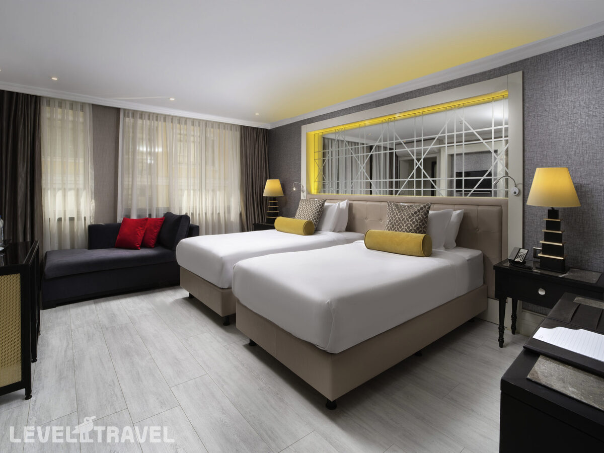 фотографии номера Улучшенный (две односпальные кровати) отеля Mercure Istanbul Bomonti в Турция(Бомонти) - фото №1