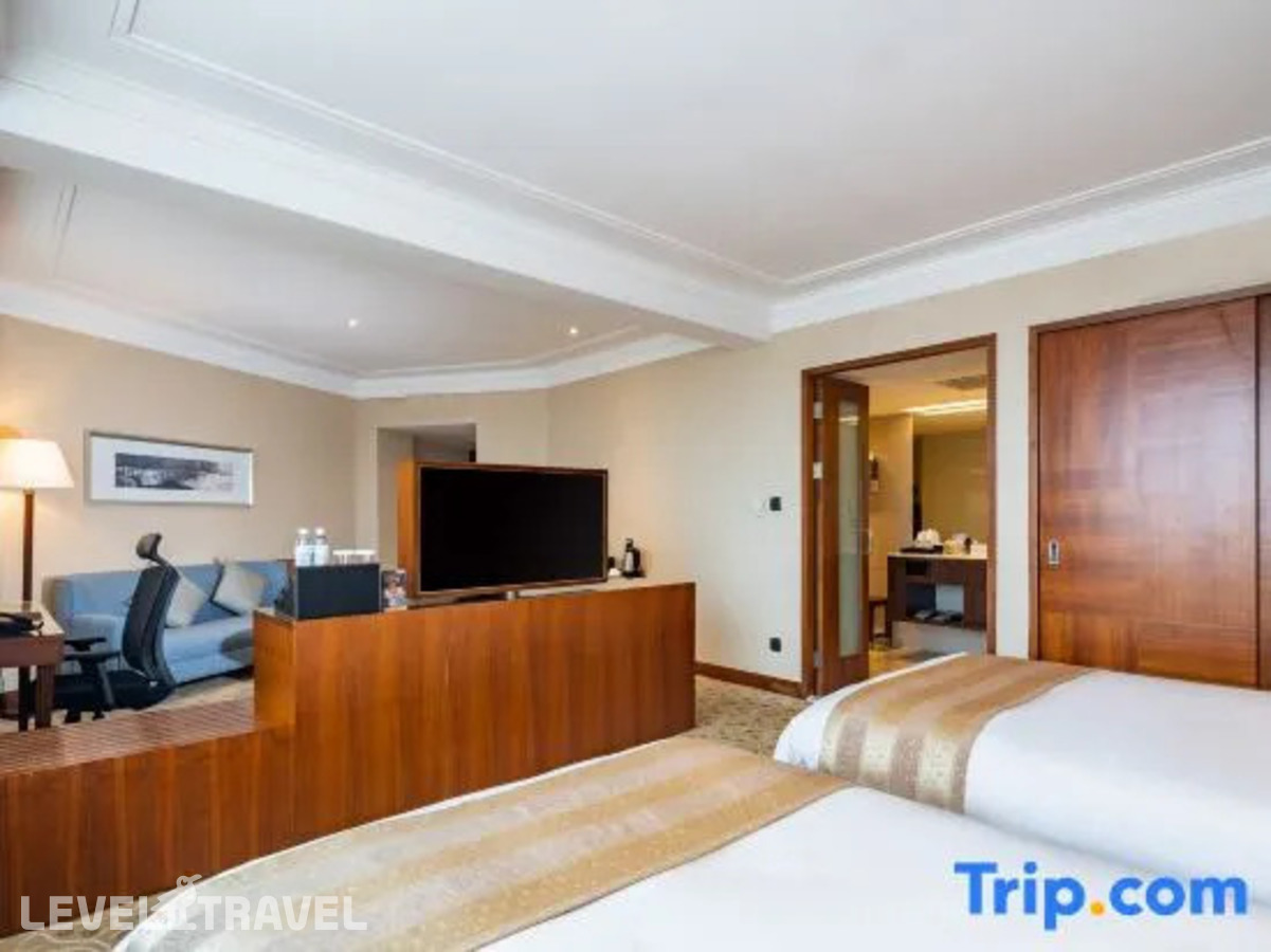 фотографии номера Роскошный люкс (две односпальные кровати) отеля San Want Hotel в Китай(Шанхай) - фото №2