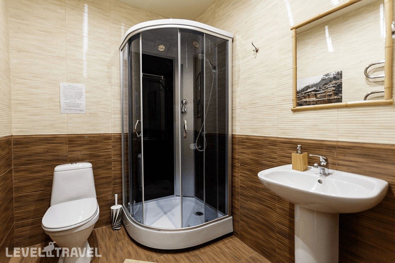 фотографии номера Номер стандарт Япония отеля Отель LogHouse в Россия(Советский район) - фото №2