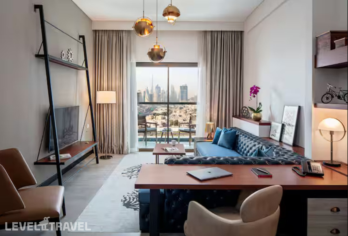 фотографии номера Семейный люкс (1 спальня) отеля Doubletree By Hilton Dubai M Square Hotel & Residences в ОАЭ(Бар Дубай) - фото №6