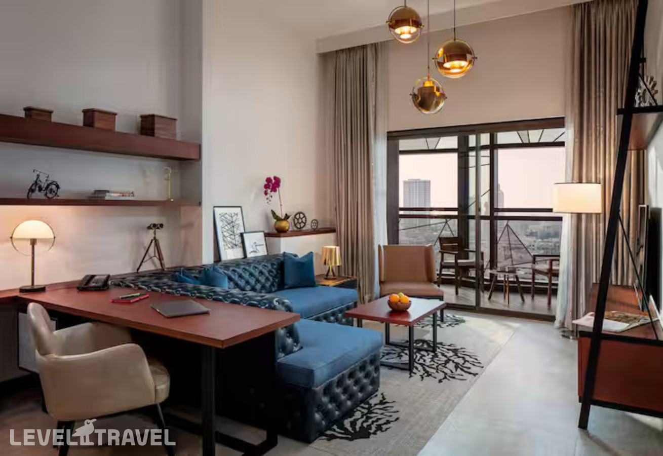 фотографии номера Люкс (1 спальня) отеля Doubletree By Hilton Dubai M Square Hotel & Residences в ОАЭ(Бар Дубай) - фото №11
