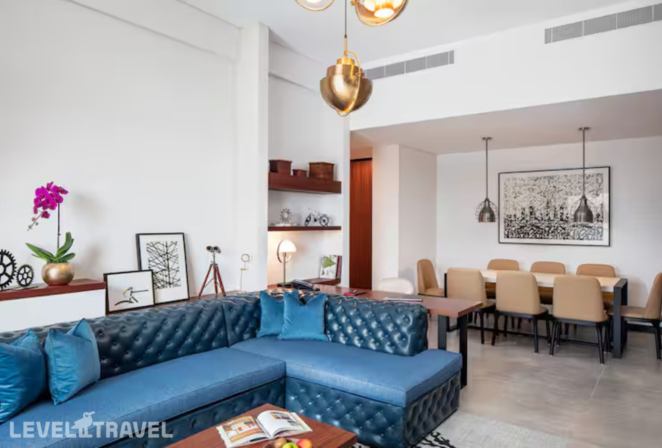 фотографии номера Люкс с видом на Бурдж-Халифа отеля Doubletree By Hilton Dubai M Square Hotel & Residences в ОАЭ(Бар Дубай) - фото №9