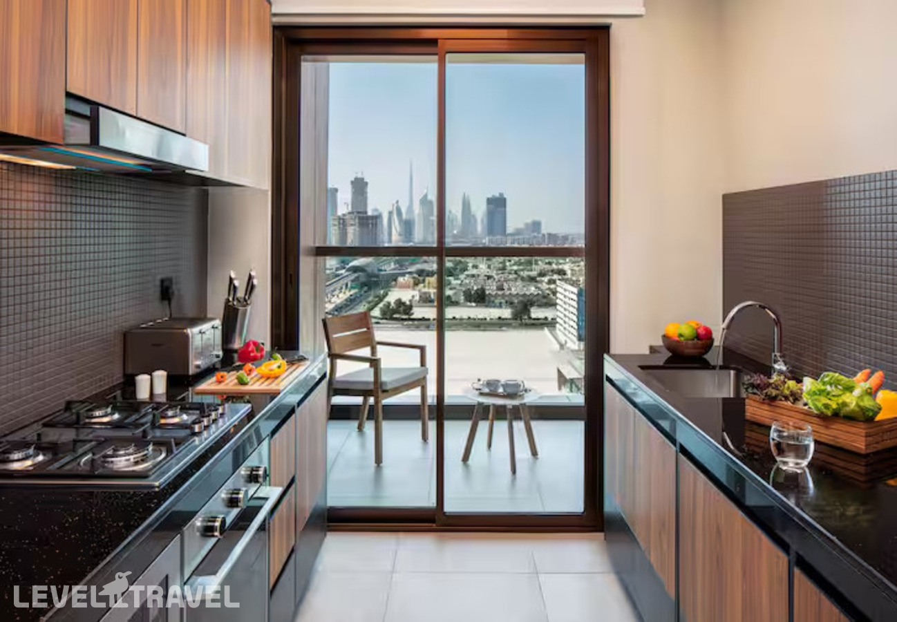 фотографии номера Апартаменты (1 спальня) отеля Doubletree By Hilton Dubai M Square Hotel & Residences в ОАЭ(Бар Дубай) - фото №5
