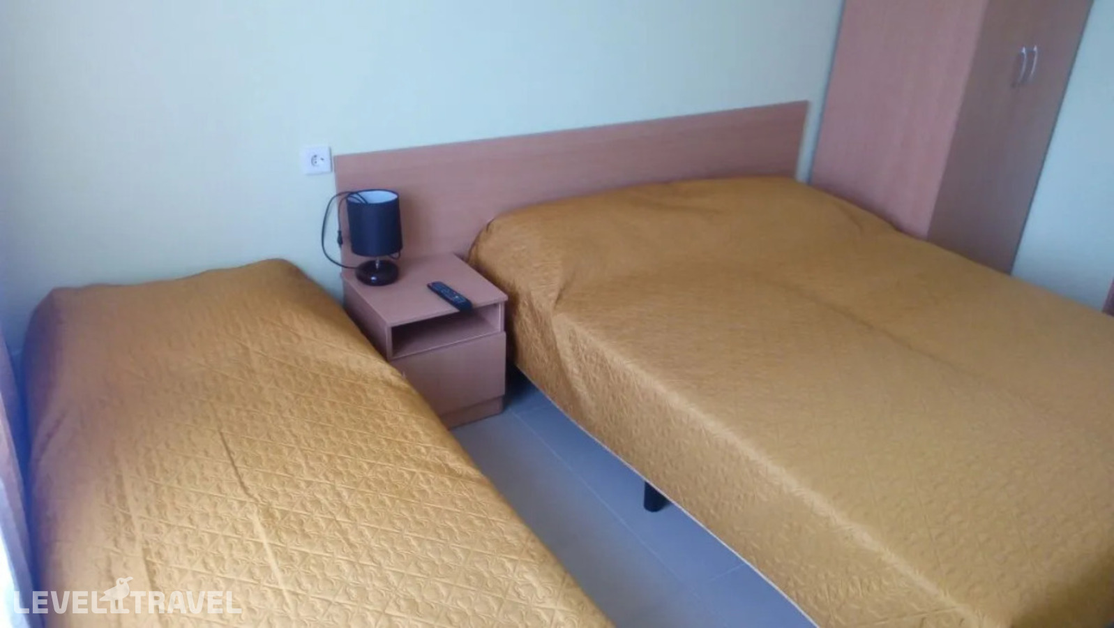 Двухместная студия с балконом и с красивым видом из окна двуспальная кровать — фото 1