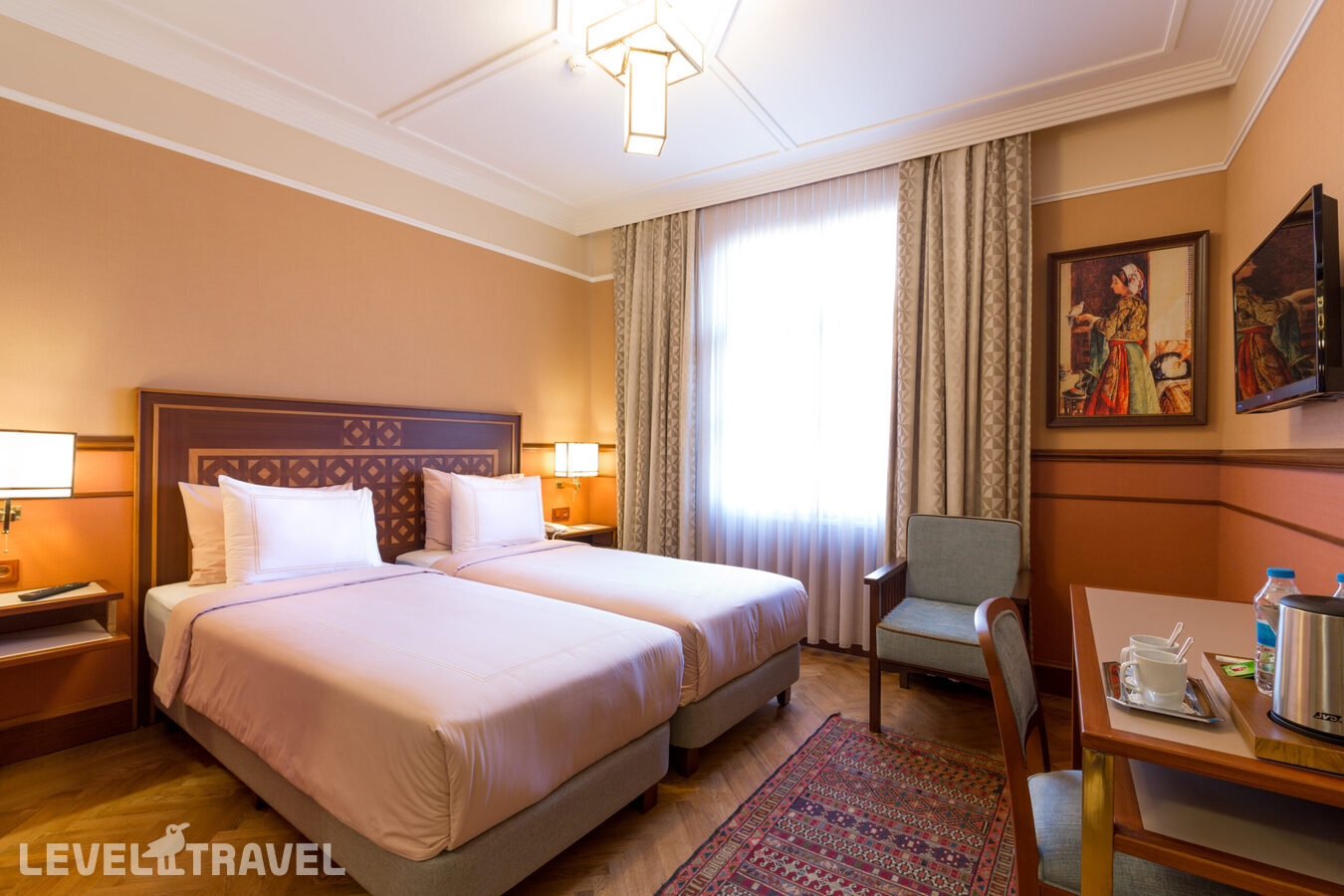 фотографии номера Улучшенный (две односпальные кровати) отеля Lalahan Hotel в Турция(Фатих) - фото №1
