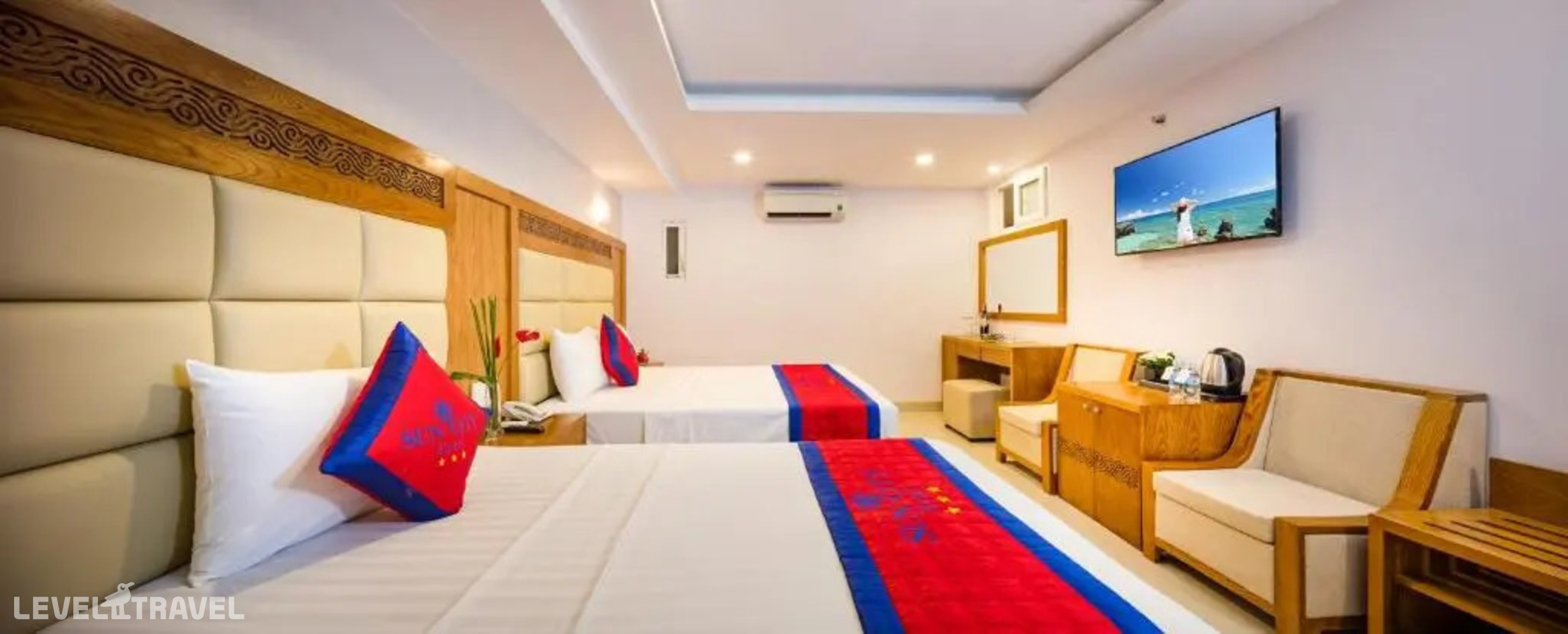 фотографии номера Двухместный номер Standard (без окна) 2 отдельные кровати отеля Sun City Hotel в Вьетнам(Нячанг) - фото №3