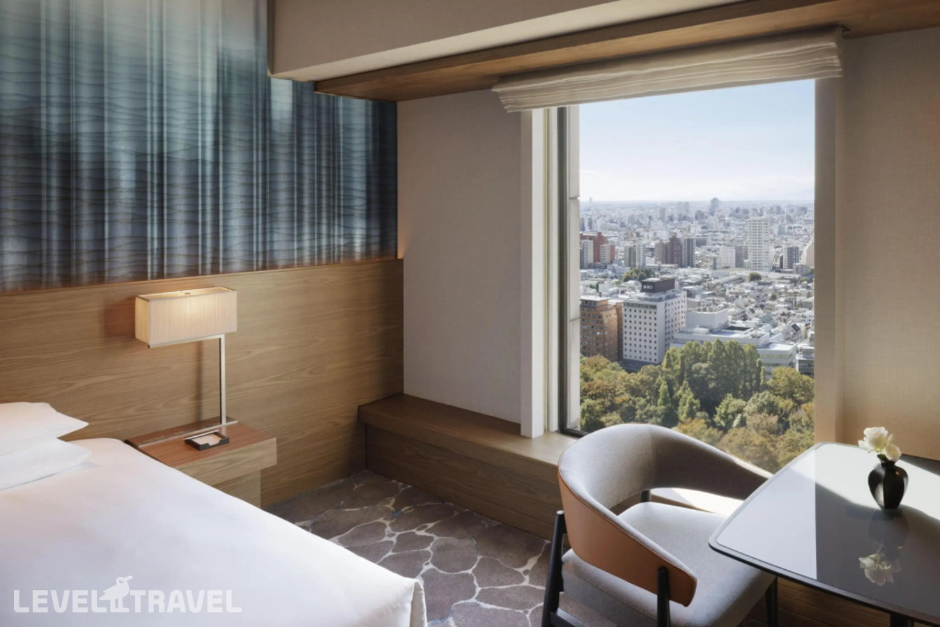 фотографии номера Двухместный номер с видом на парк 2 отдельные кровати отеля Hyatt Regency Tokyo в Япония(Токио) - фото №3