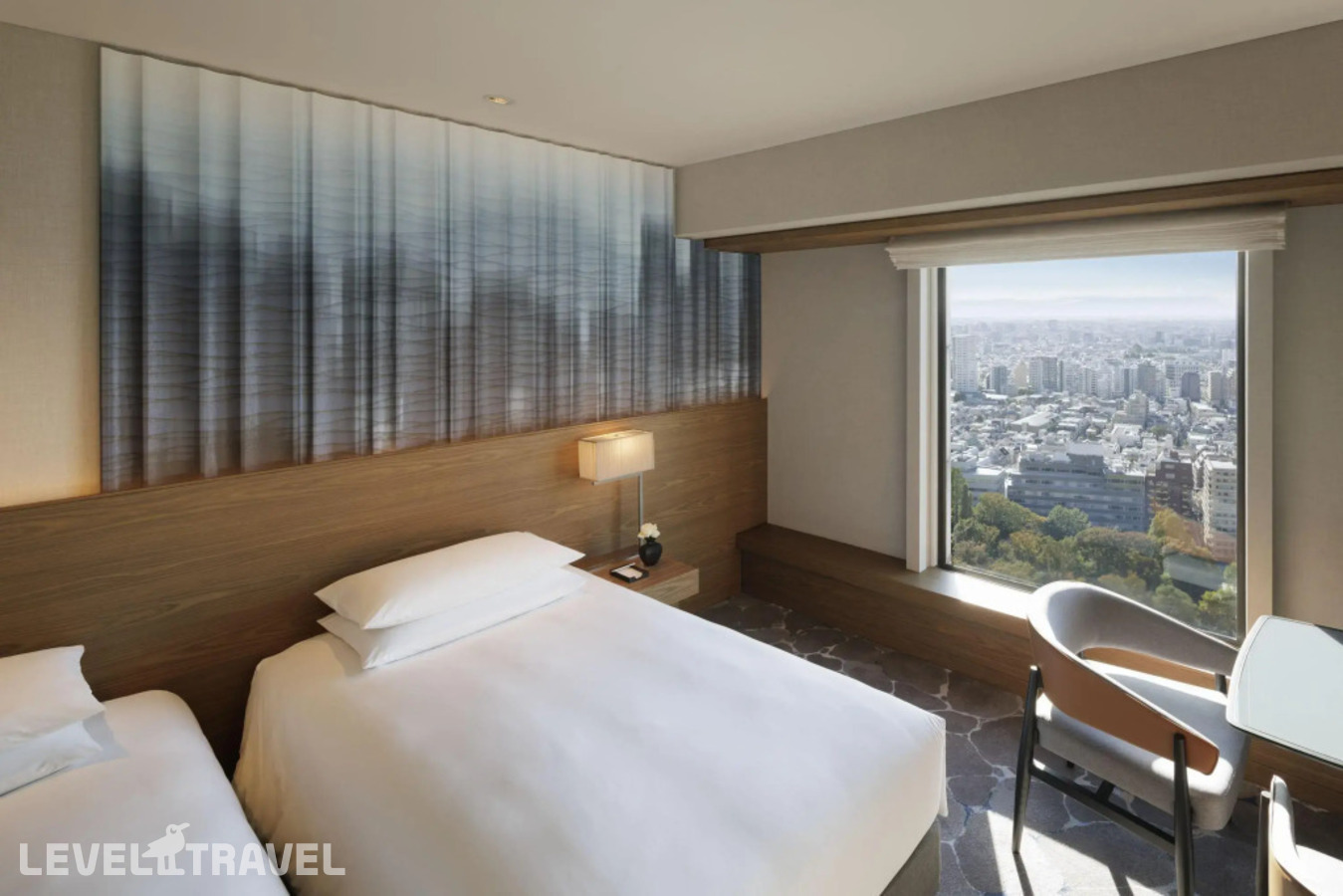 фотографии номера Двухместный номер с видом на парк 2 отдельные кровати отеля Hyatt Regency Tokyo в Япония(Токио) - фото №1