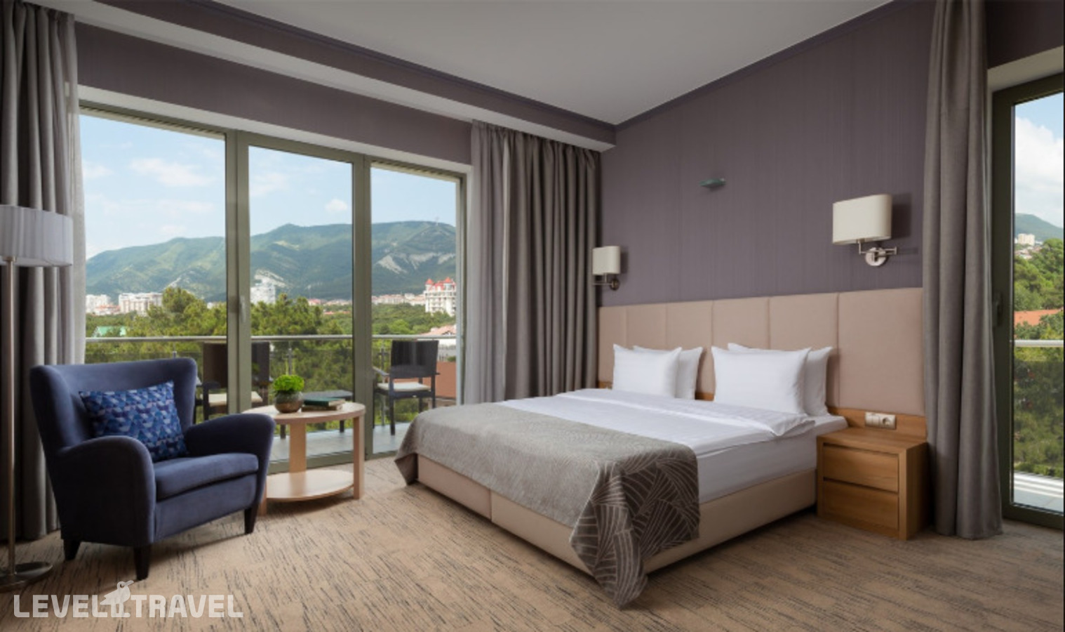 фотографии номера Стандартный с балконом (корпус 3) отеля Приморье Grand Resort Hotel в Россия(Геленджик) - фото №1