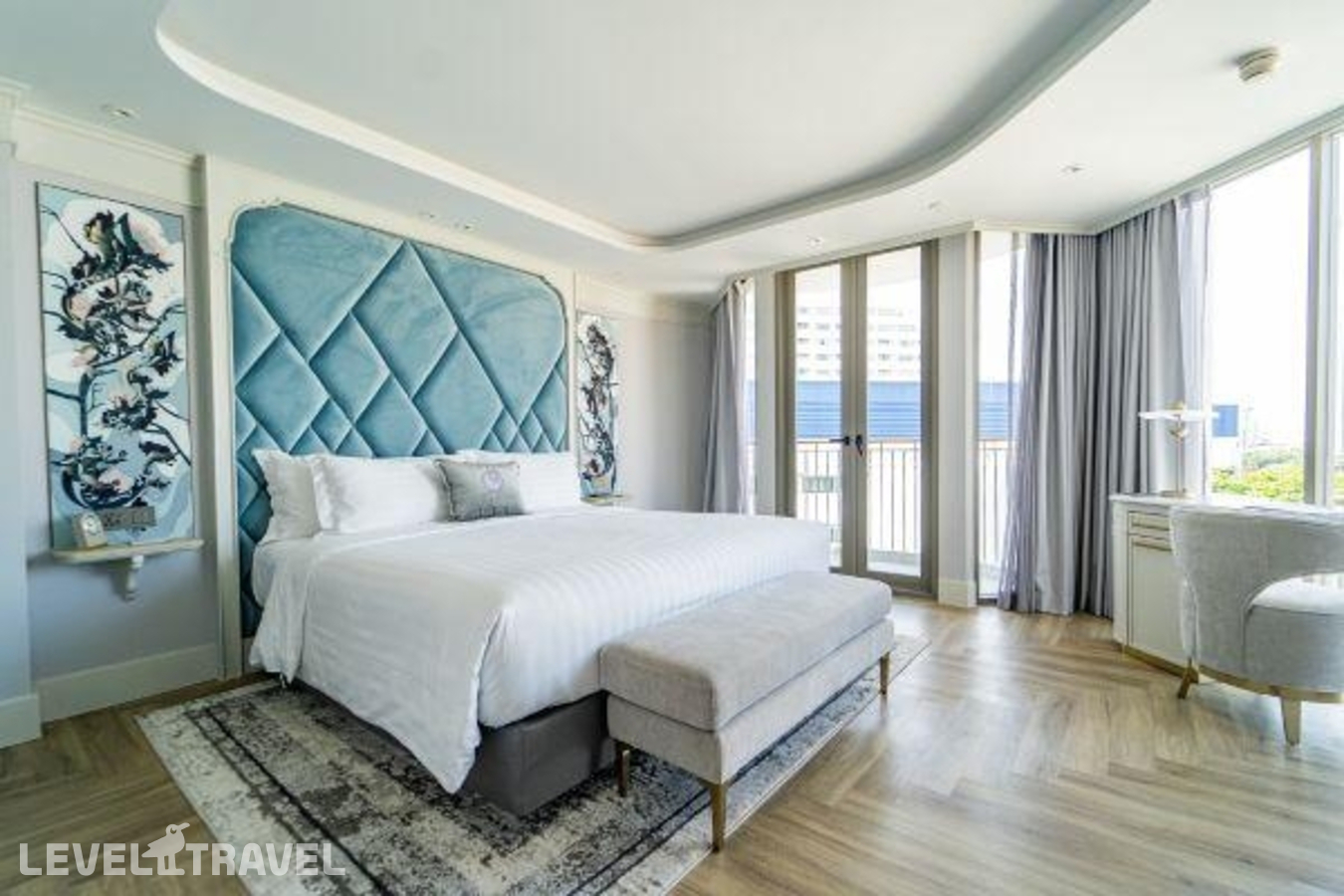 Двухместный номер Grand Deluxe с балконом двуспальная кровать — фото 1