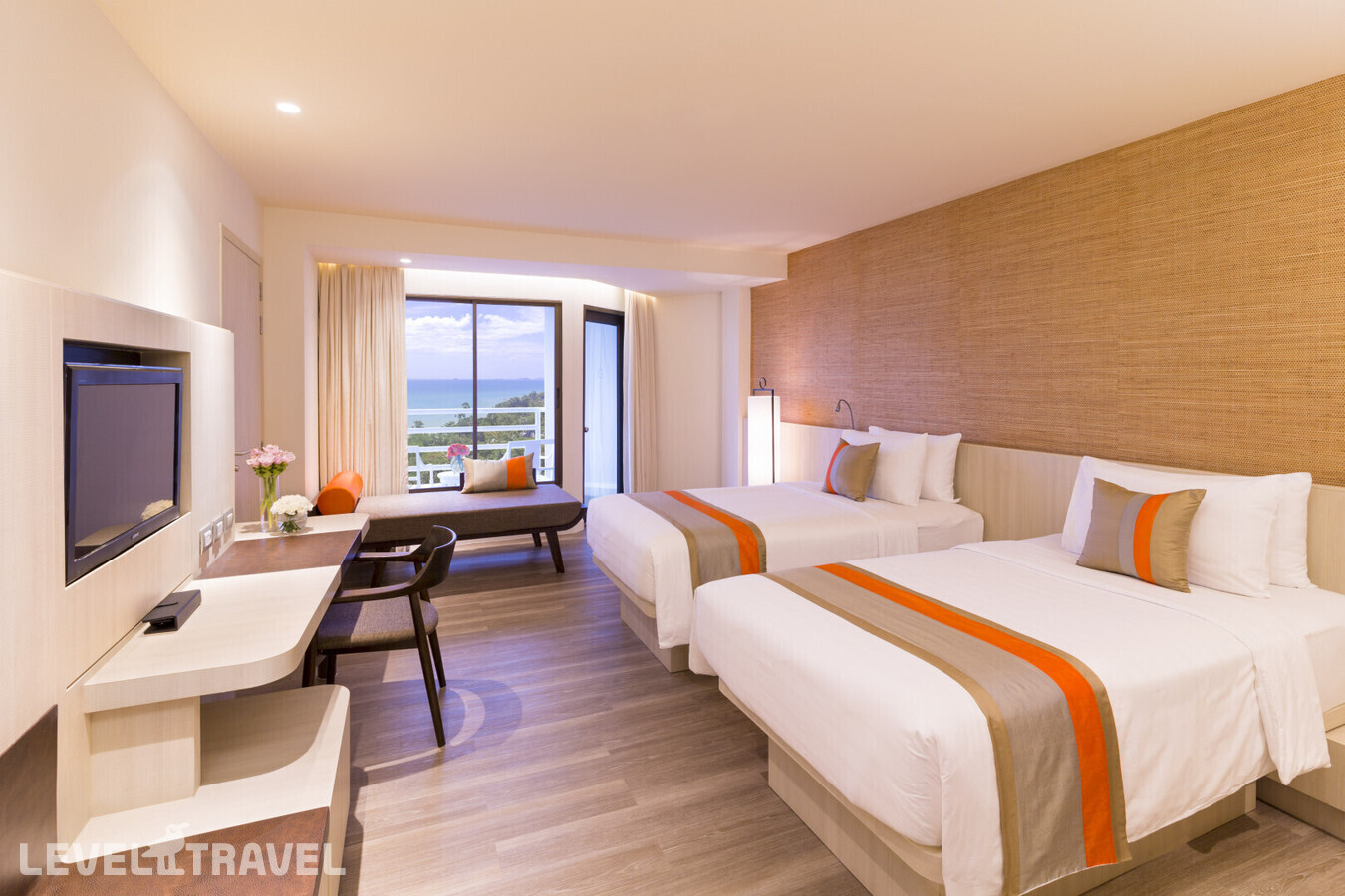 фотографии номера Делюкс с видом на сад (две односпальные кровати) отеля Pullman Pattaya Hotel G в Таиланд(Вонгамат) - фото №1
