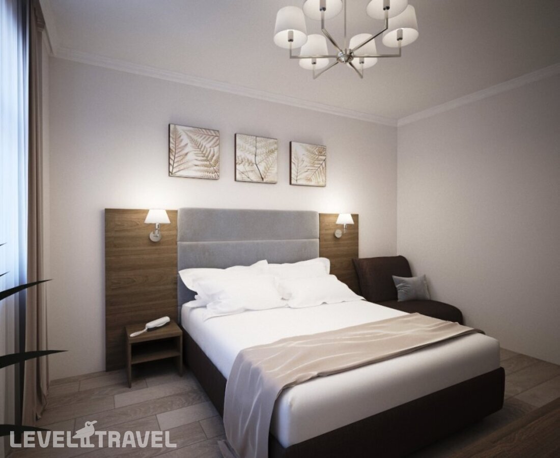 фотографии номера Стандартный с балконом (две односпальные кровати) отеля Solo Hotel в Россия(Лермонтово) - фото №9
