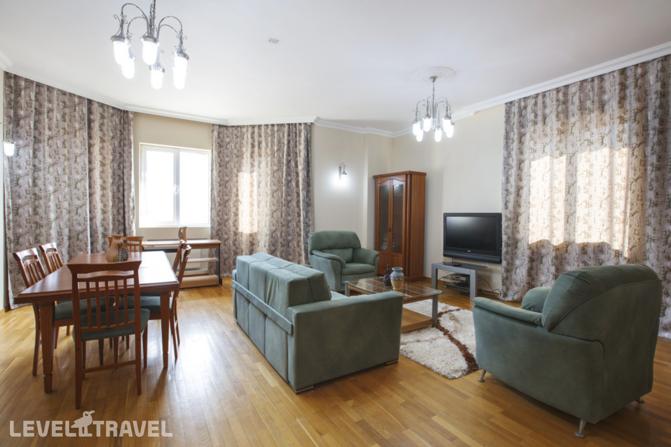 фотографии номера Апартаменты Premium с балконом отеля Апарт-Отель Leyla Apartmens 1 в Азербайджан(Баку) - фото №2