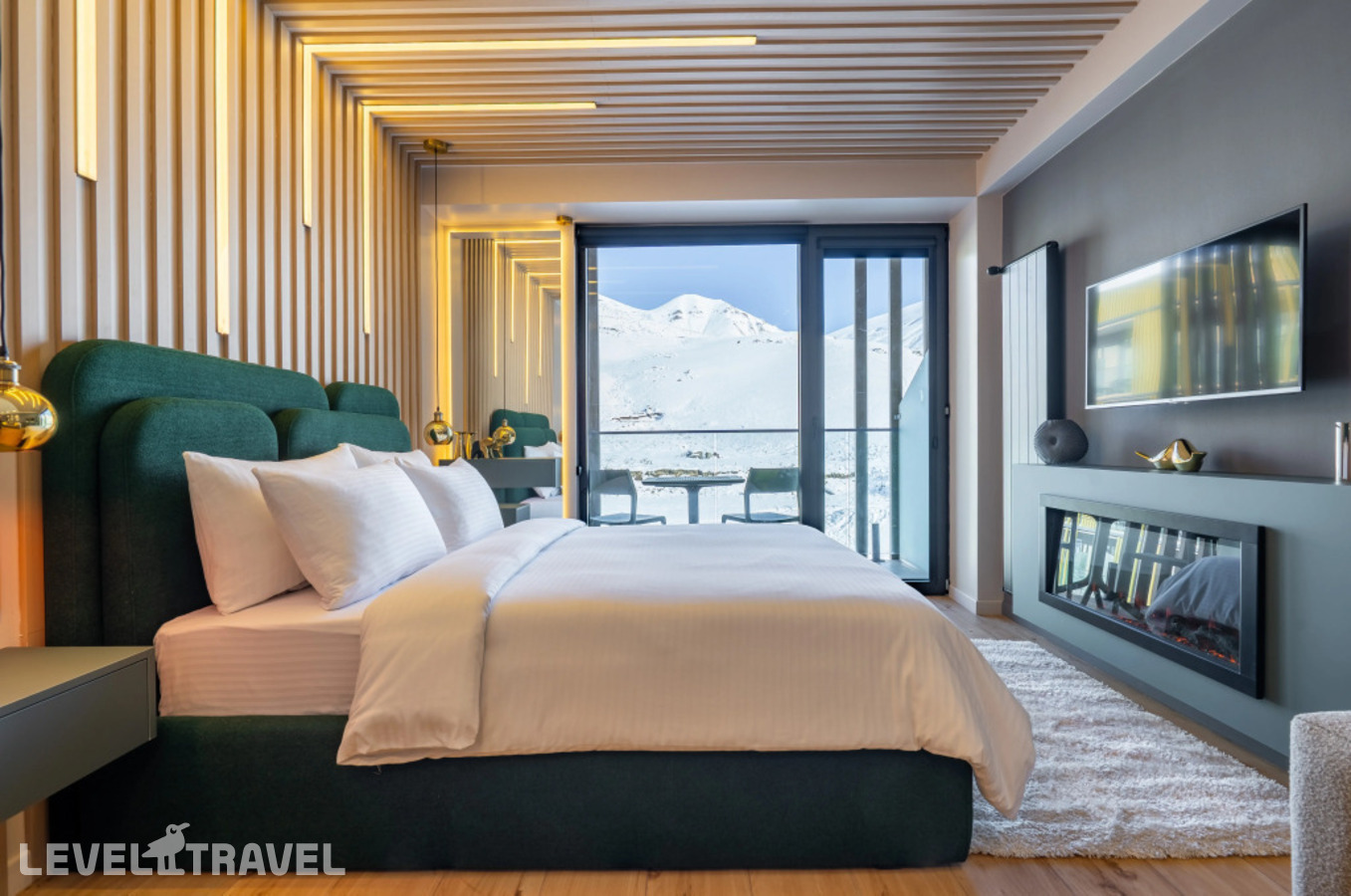 фотографии номера Апартаменты с балконом отеля Апартаменты New Gudauri Atrium Apartments Ski And Dream Collection в Грузия(Гудаури) - фото №1