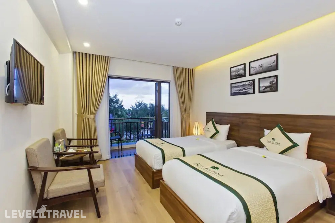 фотографии номера Делюкс (две односпальные кровати) отеля Ally Beach Boutique Hotel Hoian в Вьетнам(Хойан) - фото №6