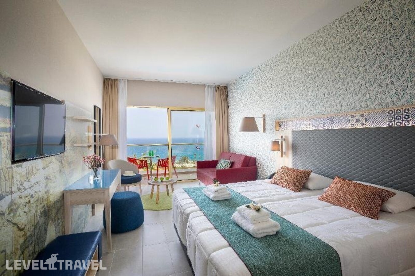 фотографии номера Стандартный с видом на море отеля Leonardo Laura Beach & Splash Resort ( Ex. Laura Beach) в Кипр(Пафос) - фото №8