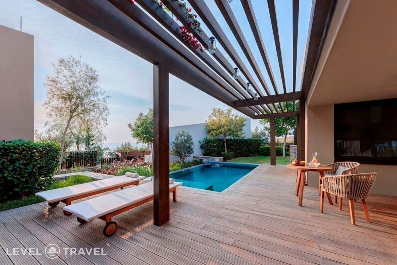 фотографии номера Номер Terrace с бассейном и видом на сад отеля Six Senses Kaplankaya в Турция(Милас) - фото №1