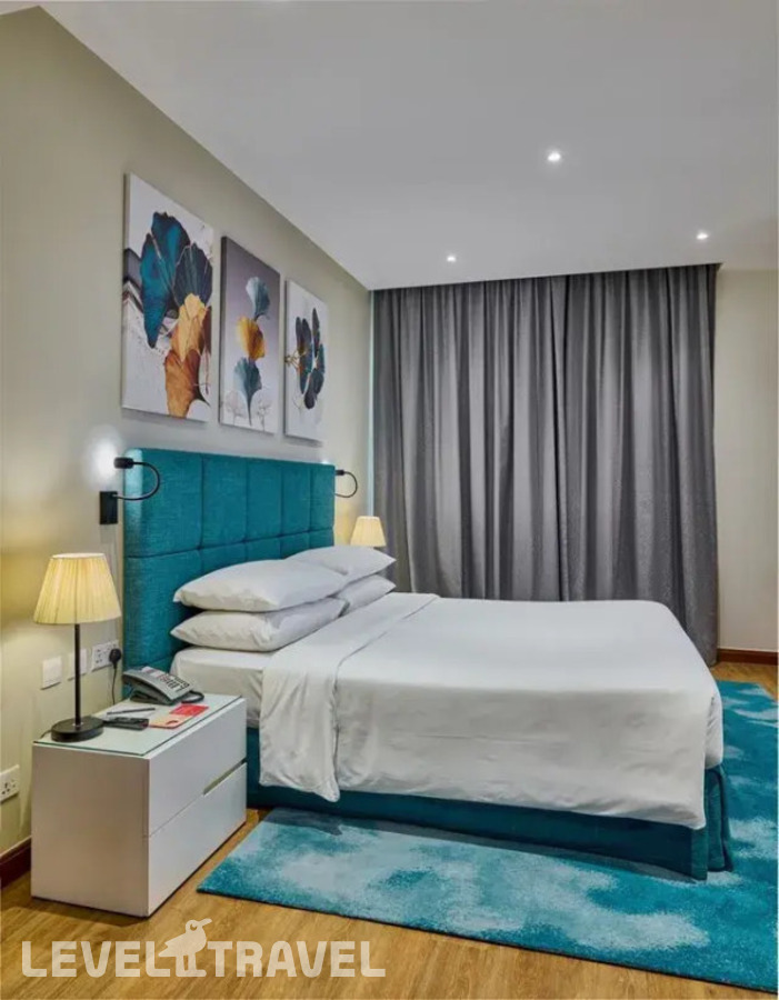 фотографии номера Люкс с видом на город отеля Ramada Hotel & Suite By Wyndham Jbr (Ex. Hawthorn Suites By Wyndham) в ОАЭ(Дубай Марина) - фото №1