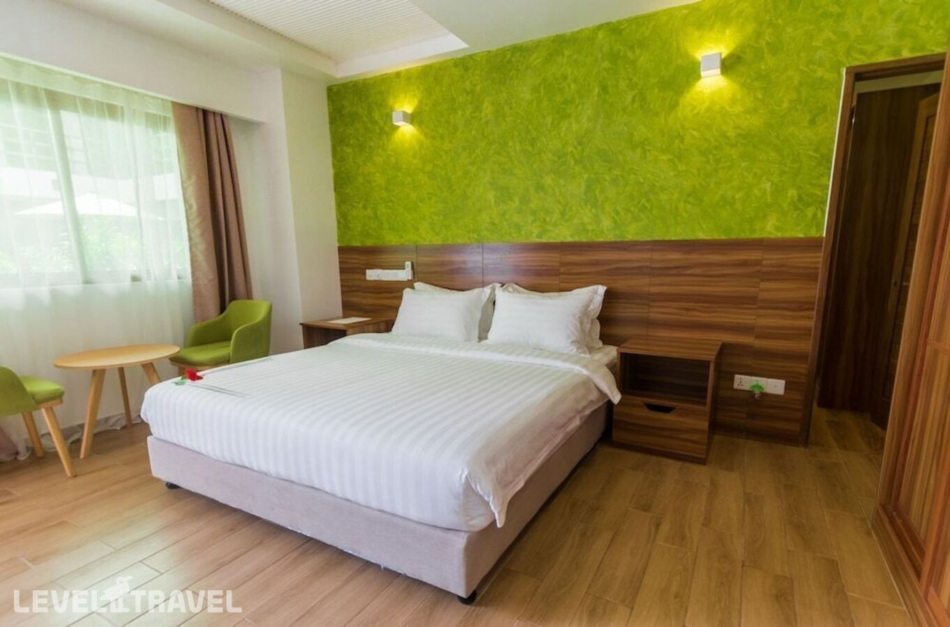 фотографии номера Делюкс на цокольном этаже (2 спальни) отеля Olive Goidhoo Guest House в Мальдивы(Баа Атолл) - фото №3