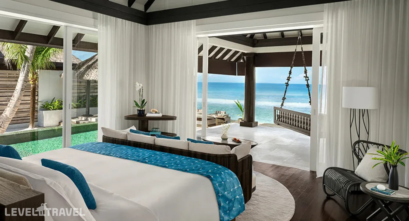 фотографии номера Домик Ocean с бассейном (2 спальни) отеля Naladhu Private Island Maldives (Ex.Naladhu Maldives) в Мальдивы(Южный Мале Атолл) - фото №5