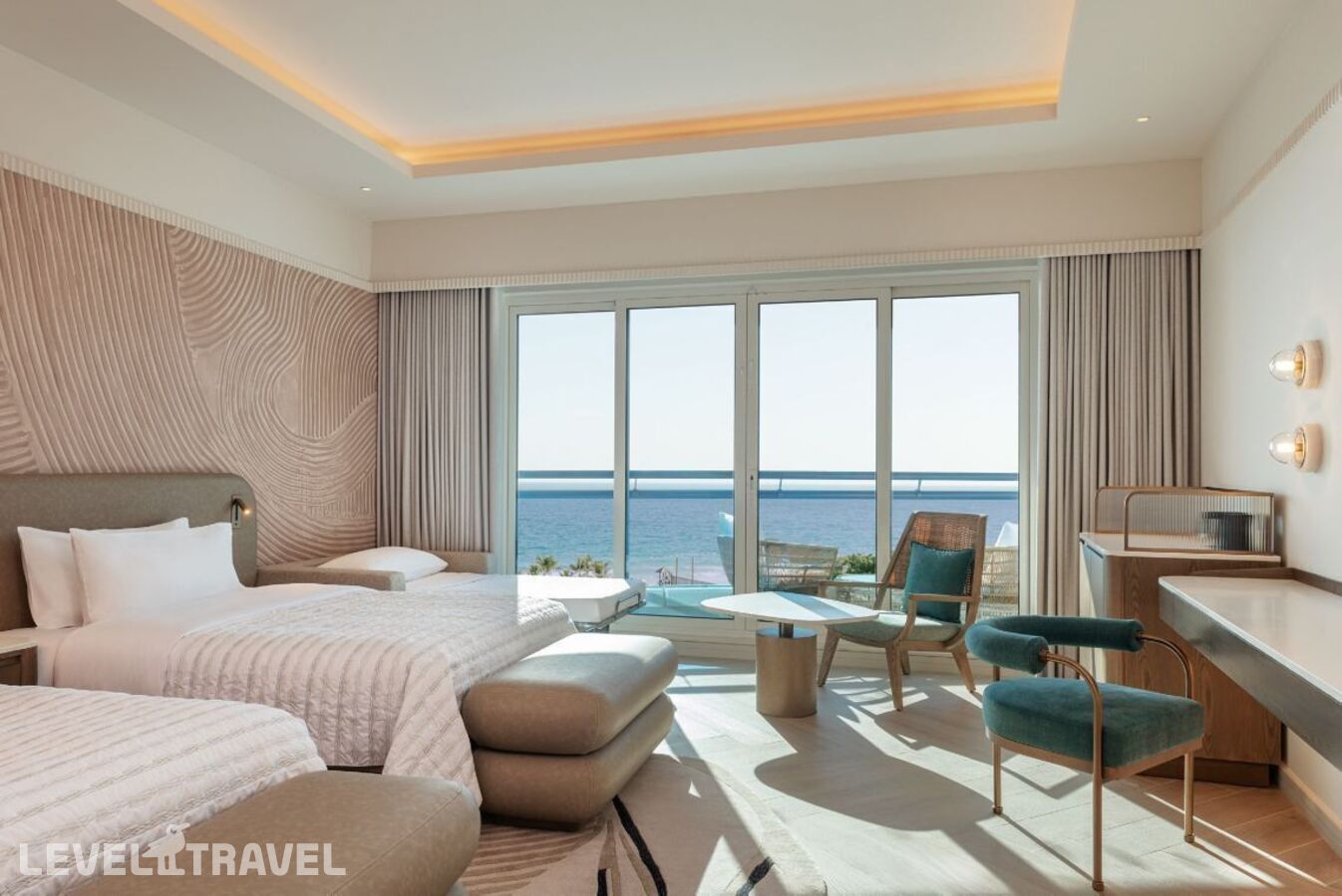 фотографии номера Представительский (две односпальные кровати) отеля Le Meridien Al Aqah Beach Resort в ОАЭ(Фуджейра) - фото №2
