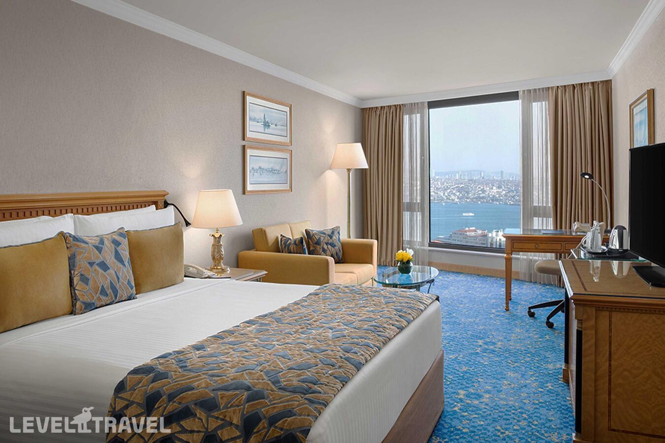 фотографии номера Классический с видом на море отеля Intercontinental Hotel Istanbul (Ex. Ceylan Intercontinental Hotel) в Турция(Бейоглу) - фото №4