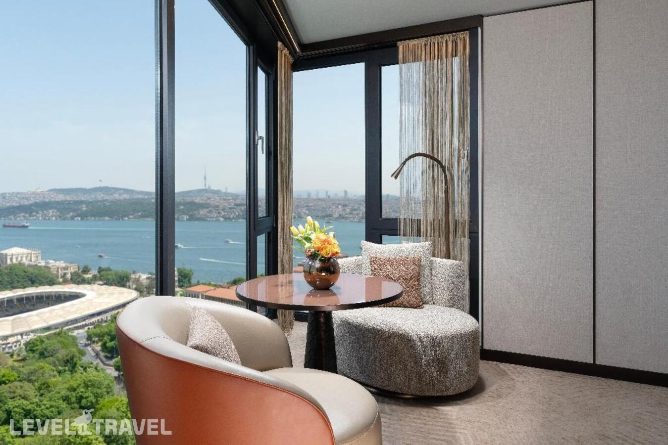 фотографии номера Люкс премиум с видом на море отеля Intercontinental Hotel Istanbul (Ex. Ceylan Intercontinental Hotel) в Турция(Бейоглу) - фото №6