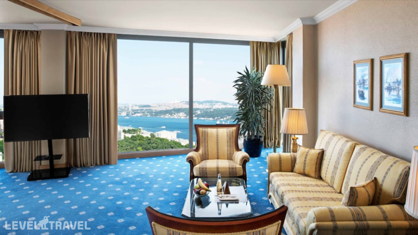 фотографии номера Люкс с джакузи отеля Intercontinental Hotel Istanbul (Ex. Ceylan Intercontinental Hotel) в Турция(Бейоглу) - фото №1