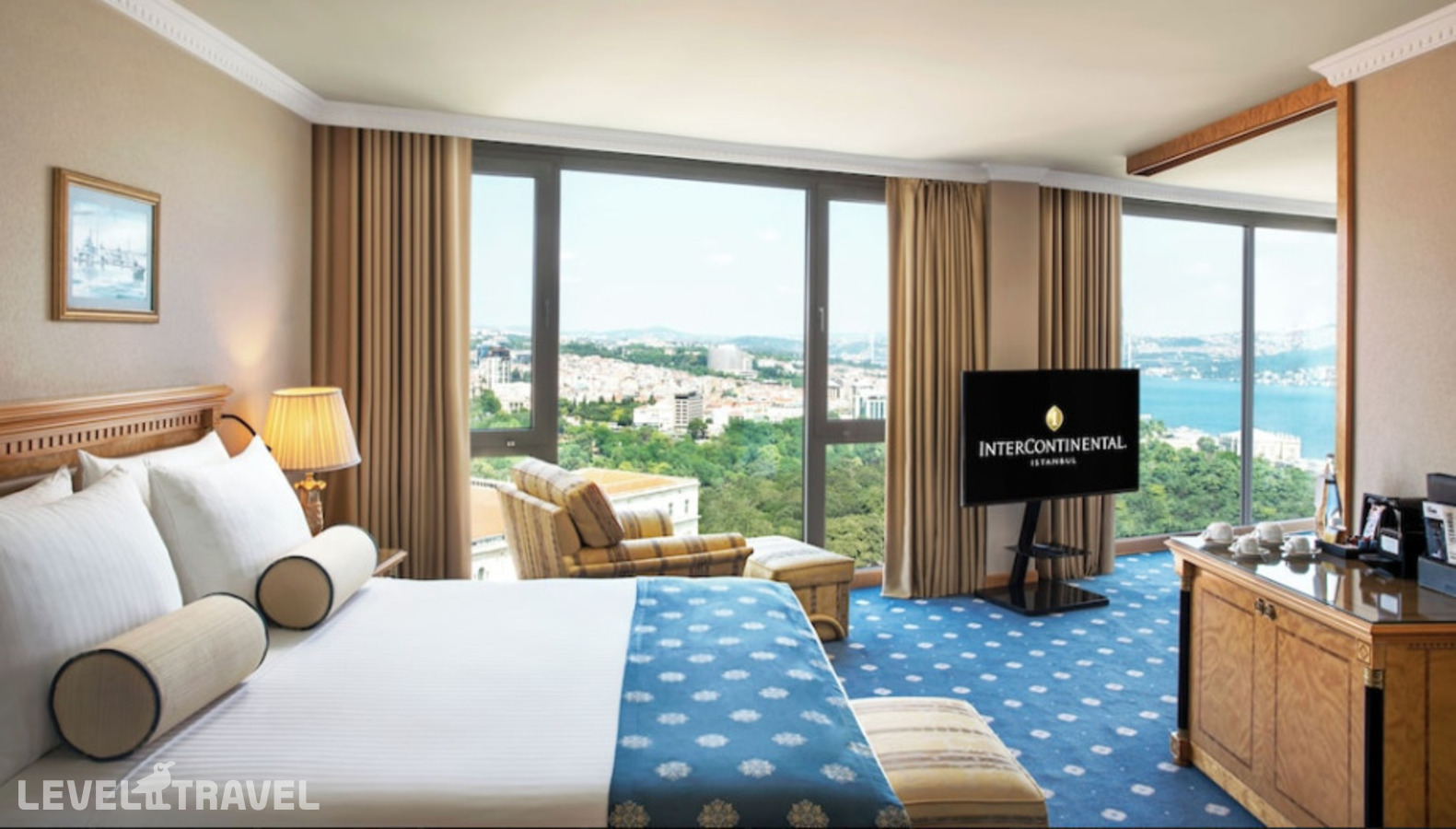 фотографии номера Люкс с джакузи отеля Intercontinental Hotel Istanbul (Ex. Ceylan Intercontinental Hotel) в Турция(Бейоглу) - фото №2