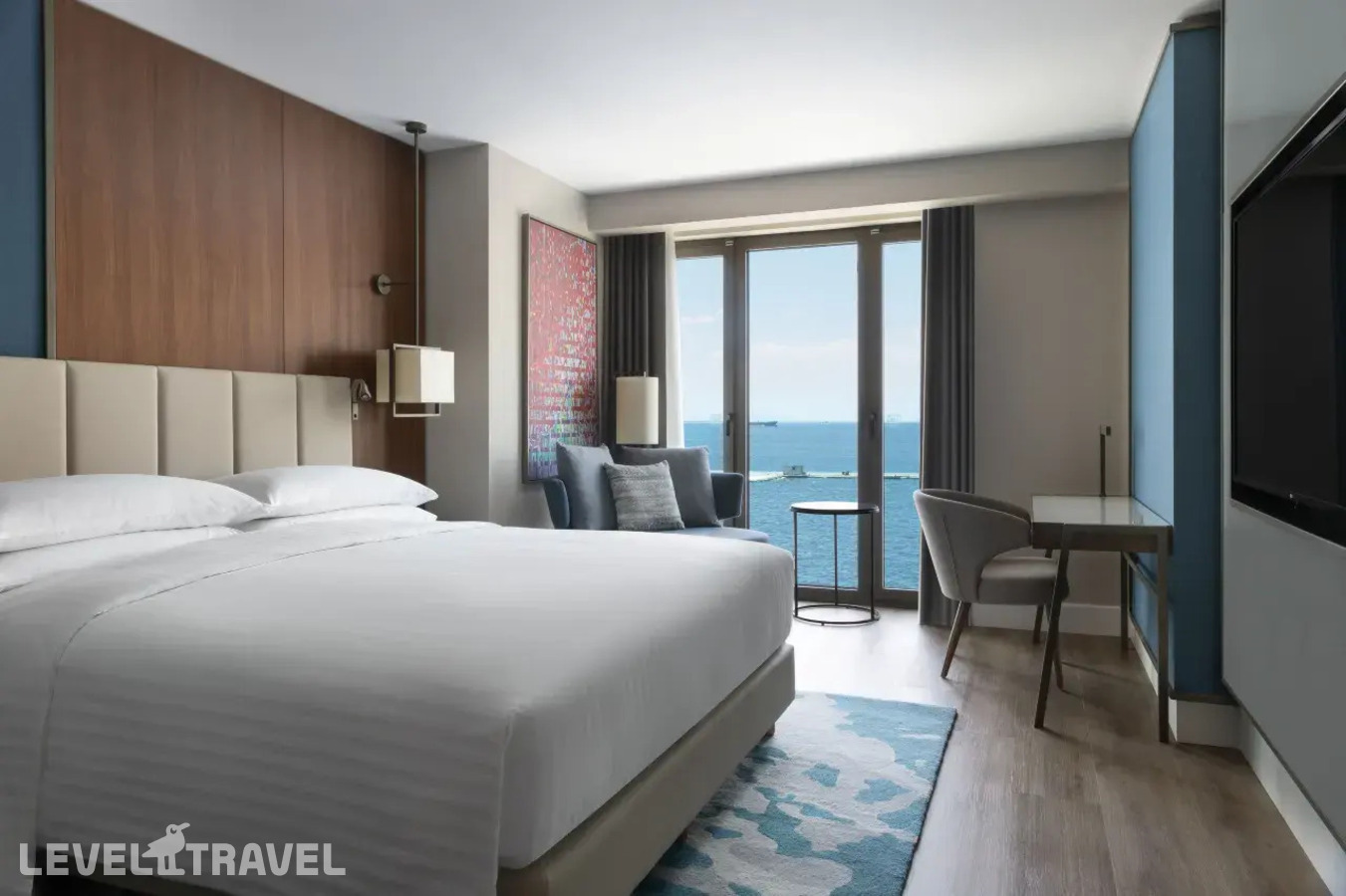 фотографии номера Стандартный с видом на море отеля Izmir Marriott Hotel в Турция(Измир) - фото №1