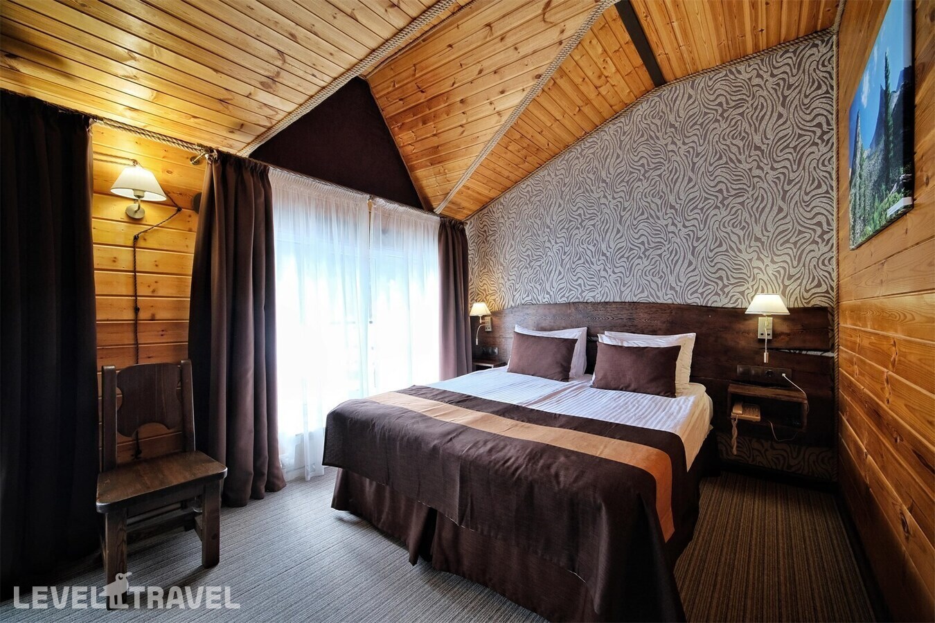 фотографии номера Делюкс Jungle отеля Allure Lodge в Россия(Архыз) - фото №1
