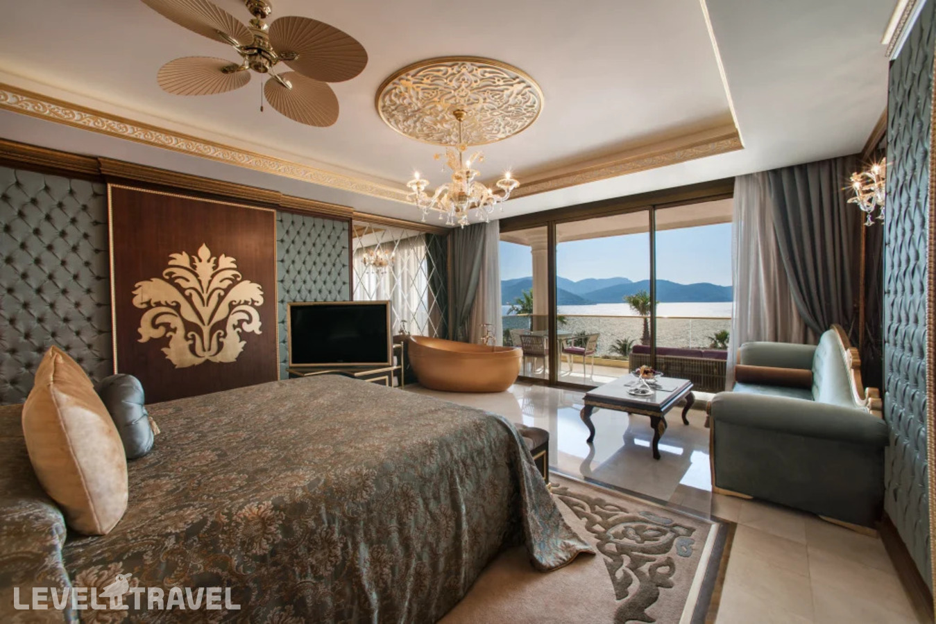 фотографии номера Делюкс (две односпальные кровати) отеля The Plaza Bodrum (Ex. Be Premium Bodrum) в Турция(Торба) - фото №1
