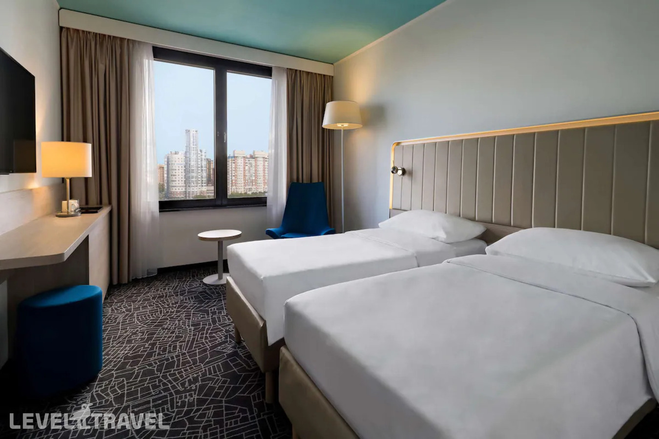 фотографии номера Улучшенный с панорамным видом отеля Cosmos Saint-Petersburg Pribaltiyskaya Hotel (Ex. Park Inn By Radisson Pribaltiyskaya Hotel) в Россия(Василеостровский район) - фото №2