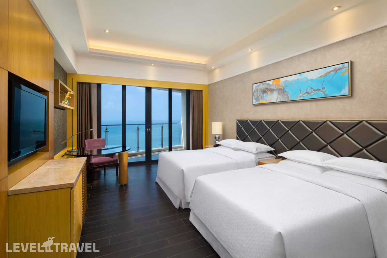 фотографии номера Премиум (две двуспальные кровати) отеля Four Points By Sheraton Sanya в Китай(Санья) - фото №1