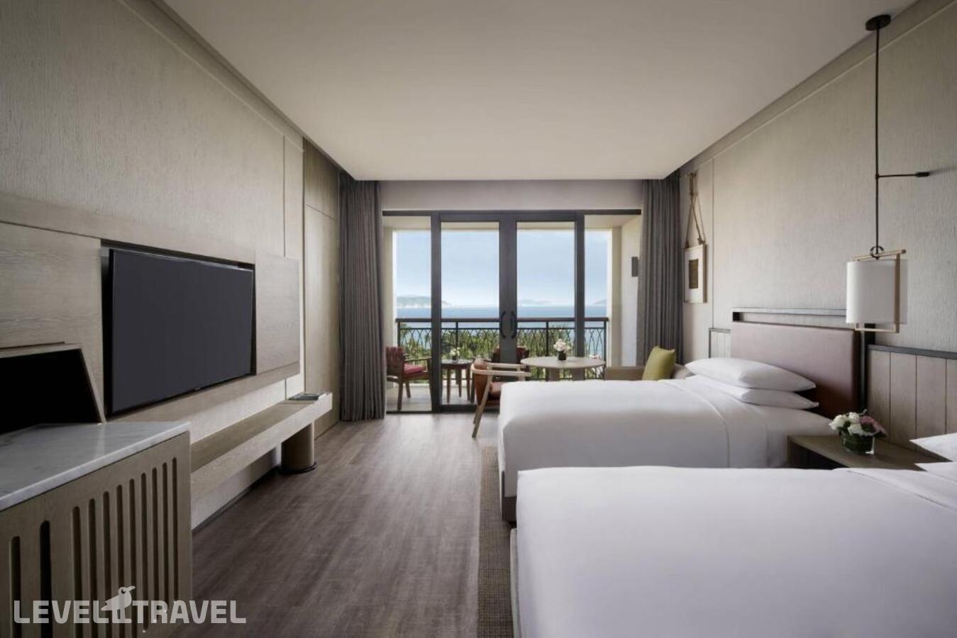 фотографии номера Гранд с видом на океан (две односпальные кровати) отеля Sanya Marriott Yalong Bay Resort & Spa в Китай(Ялонг Бэй) - фото №1