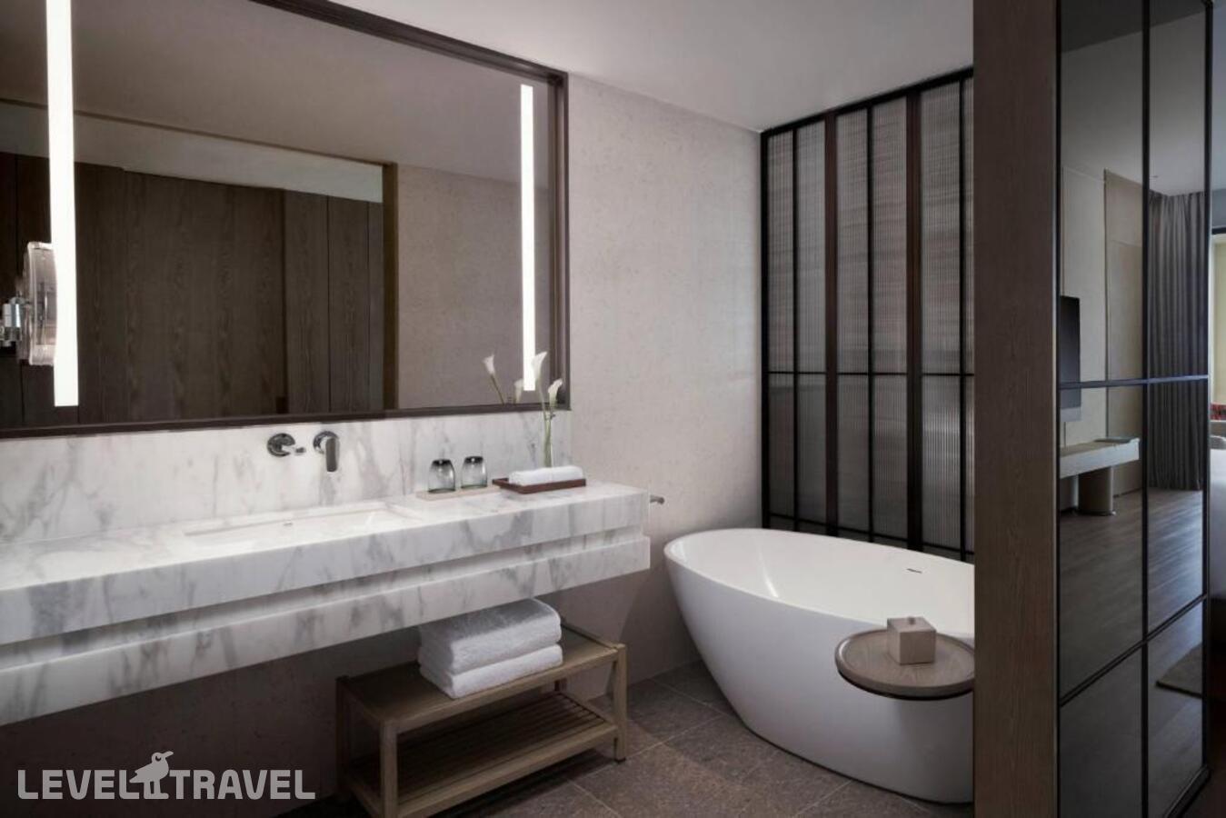 фотографии номера Гранд с видом на океан (две односпальные кровати) отеля Sanya Marriott Yalong Bay Resort & Spa в Китай(Ялонг Бэй) - фото №2