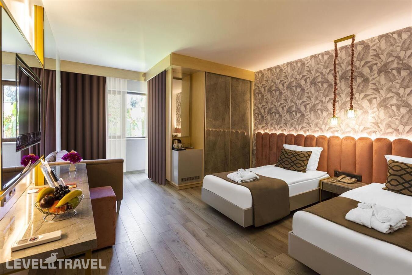 фотографии номера Клубный с видом на сад отеля Club Hotel Turan Prince World в Турция(Кизилагач) - фото №3