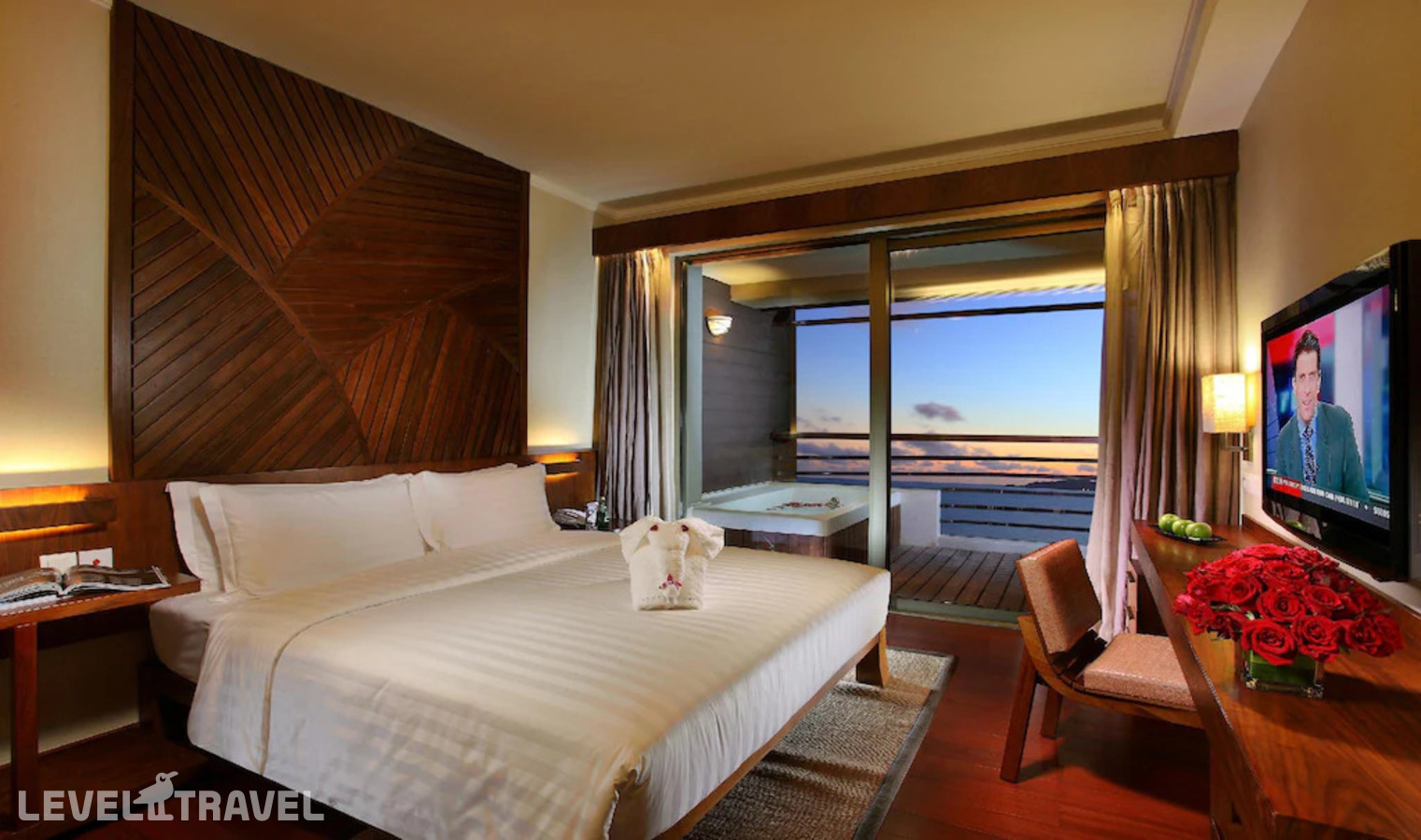 фотографии номера Апартаменты Суперлюкс с видом на океан (2 спальни) отеля Pullman Oceanview Sanya Bay Resort & Spa в Китай(Санья) - фото №2