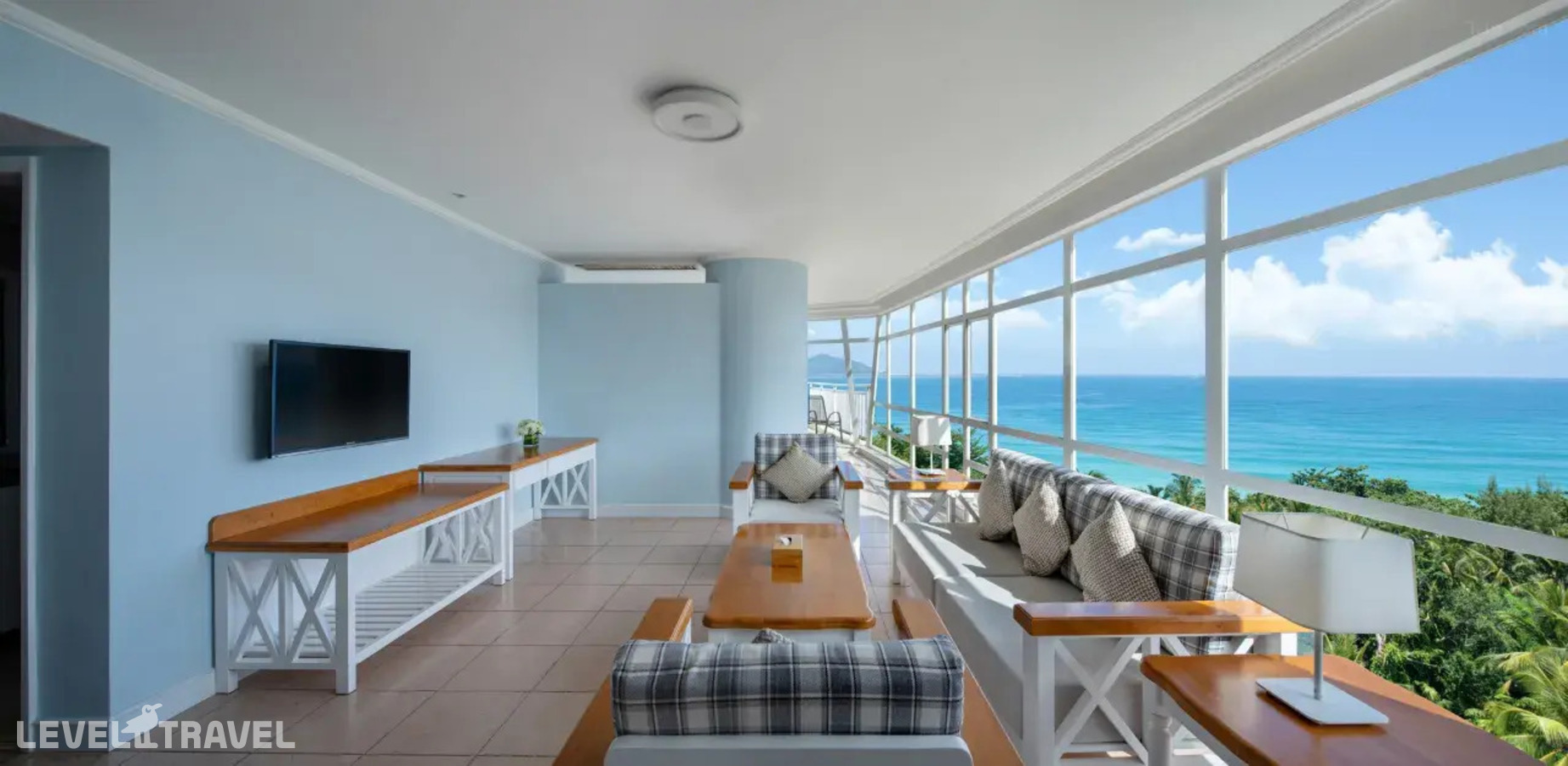 фотографии номера Двухуровневый Суперлюкс с видом на океан отеля Sunshine Resort Intime Sanya в Китай(Дадунхай Бэй) - фото №4