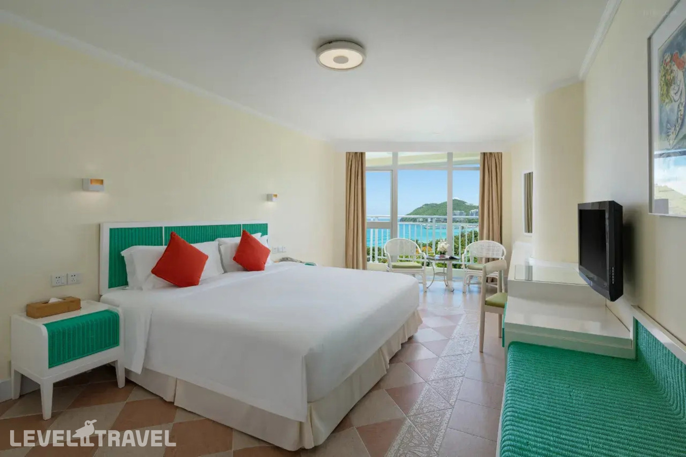 фотографии номера Делюкс с видом на море отеля Sunshine Resort Intime Sanya в Китай(Дадунхай Бэй) - фото №1