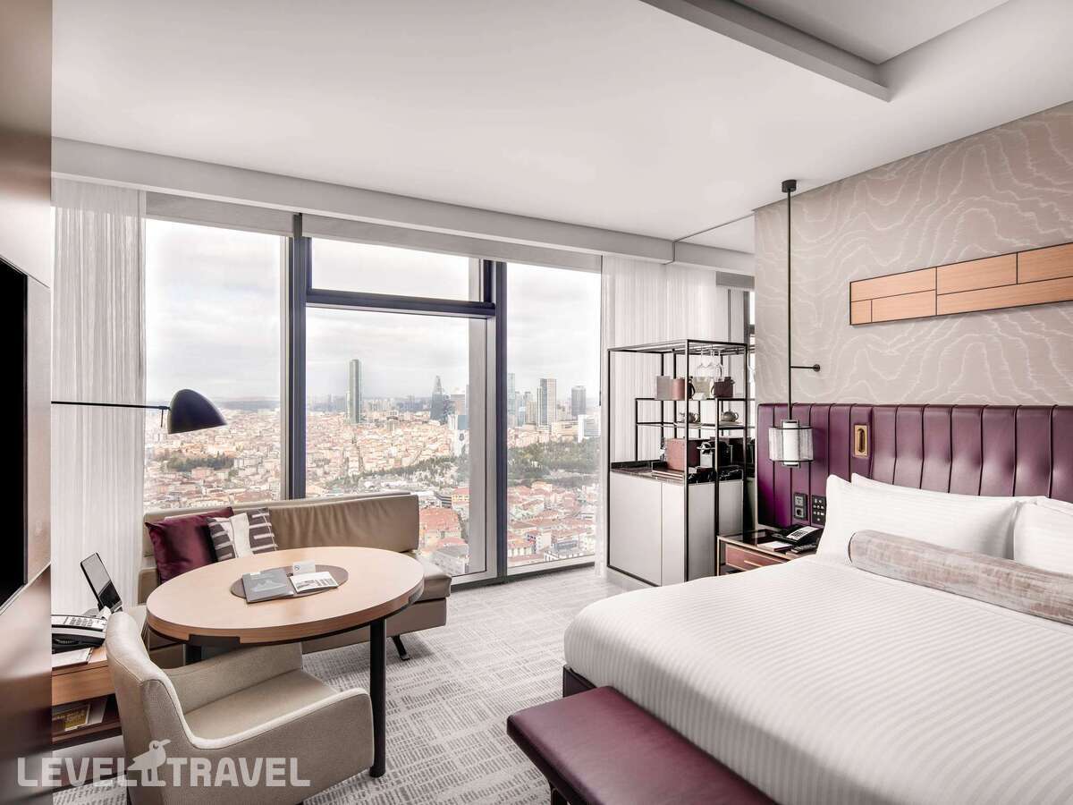 фотографии номера Номер Fairmont Skyline отеля Fairmont Quasar Istanbul Hotel в Турция(Шишли) - фото №1