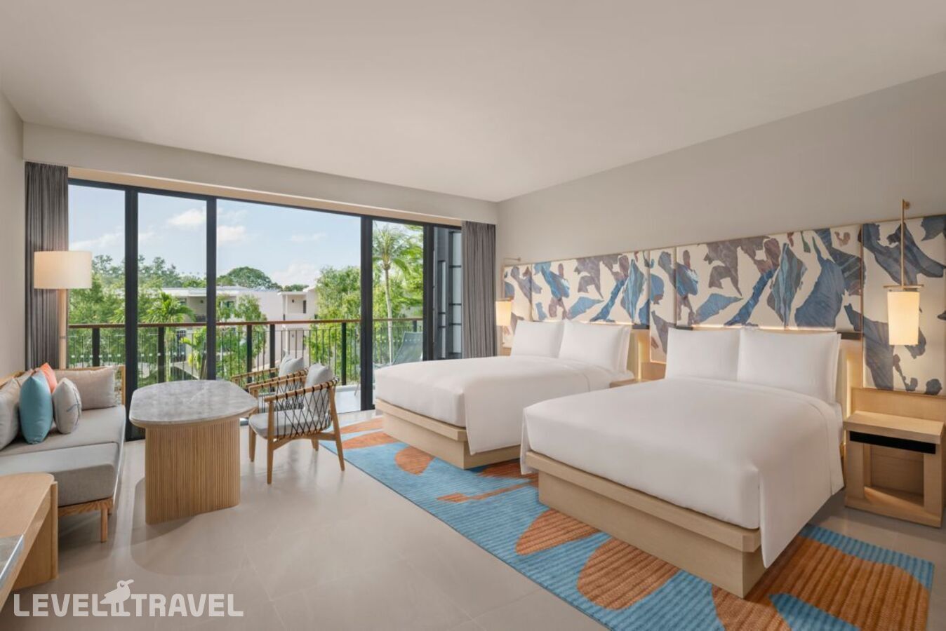 фотографии номера Семейный люкс (две двуспальные кровати) отеля Le Meridien Phuket Maikhao Beach Resort (Ex. Holiday Inn Resort Phuket Mai Khao Beach) в Таиланд(Май Као Бич) - фото №2