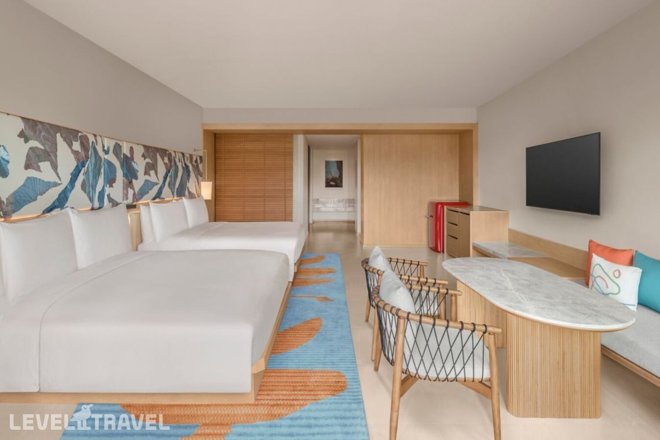 фотографии номера Семейный люкс (две двуспальные кровати) отеля Le Meridien Phuket Maikhao Beach Resort (Ex. Holiday Inn Resort Phuket Mai Khao Beach) в Таиланд(Май Као Бич) - фото №1